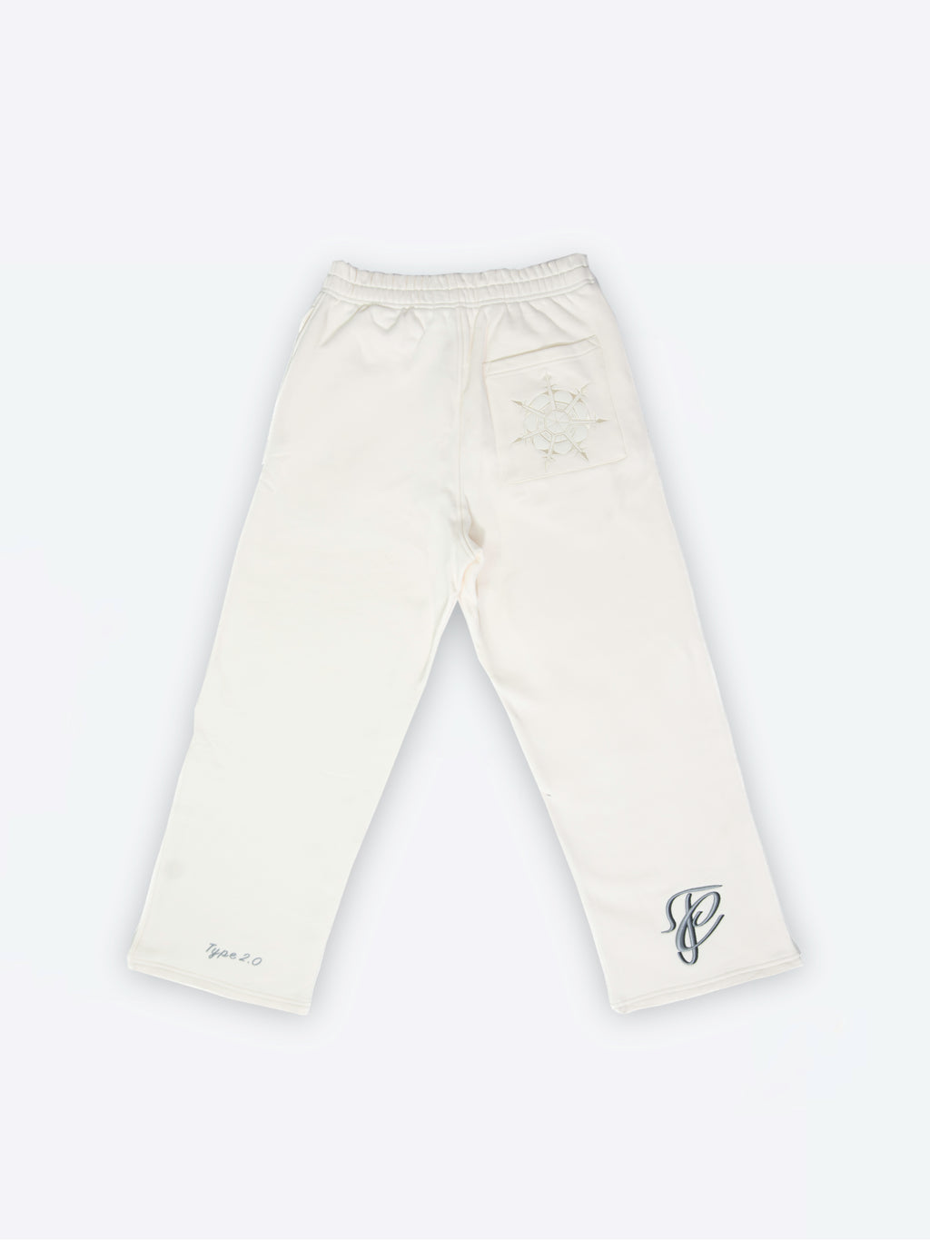 Type 2.0 - Signature Sweatpants, White Vanilla